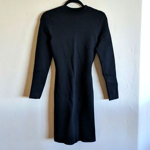NWT Alice + Olivia Reversable Knit Little Black Dress